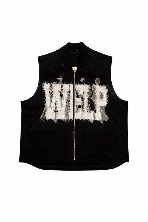 WELP Frayed Logo Vest